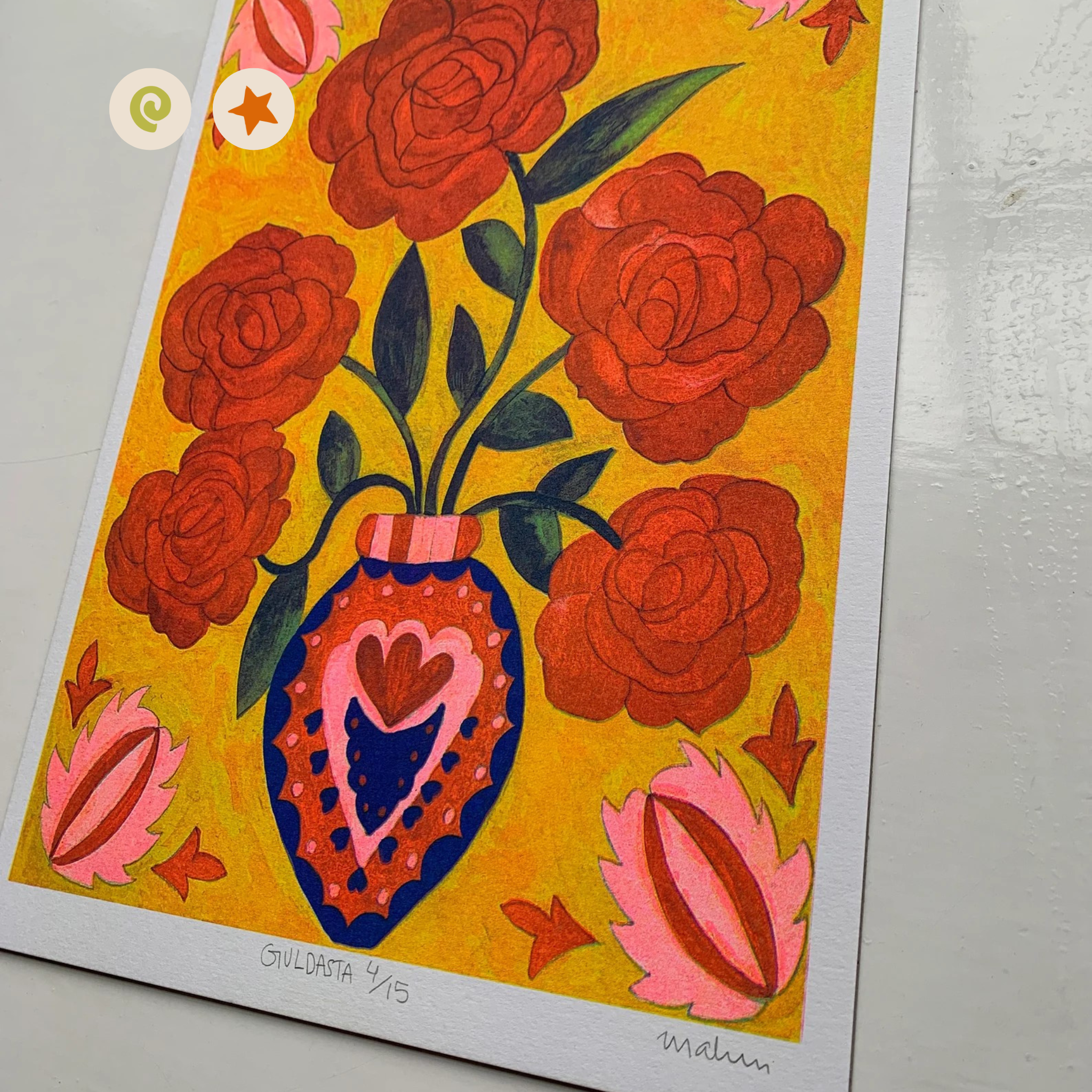 Guldasta Riso Print