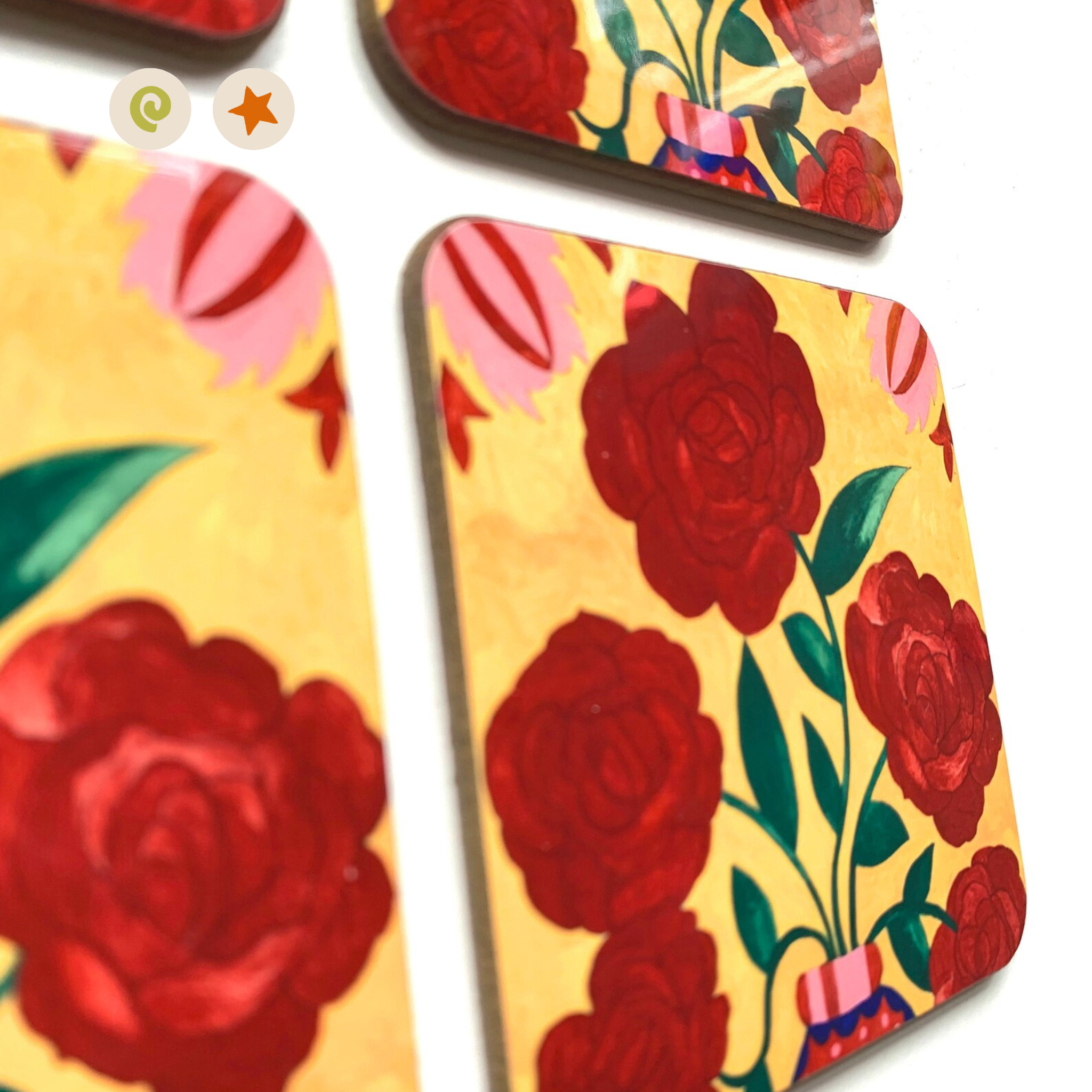 Guldasta Coaster Set