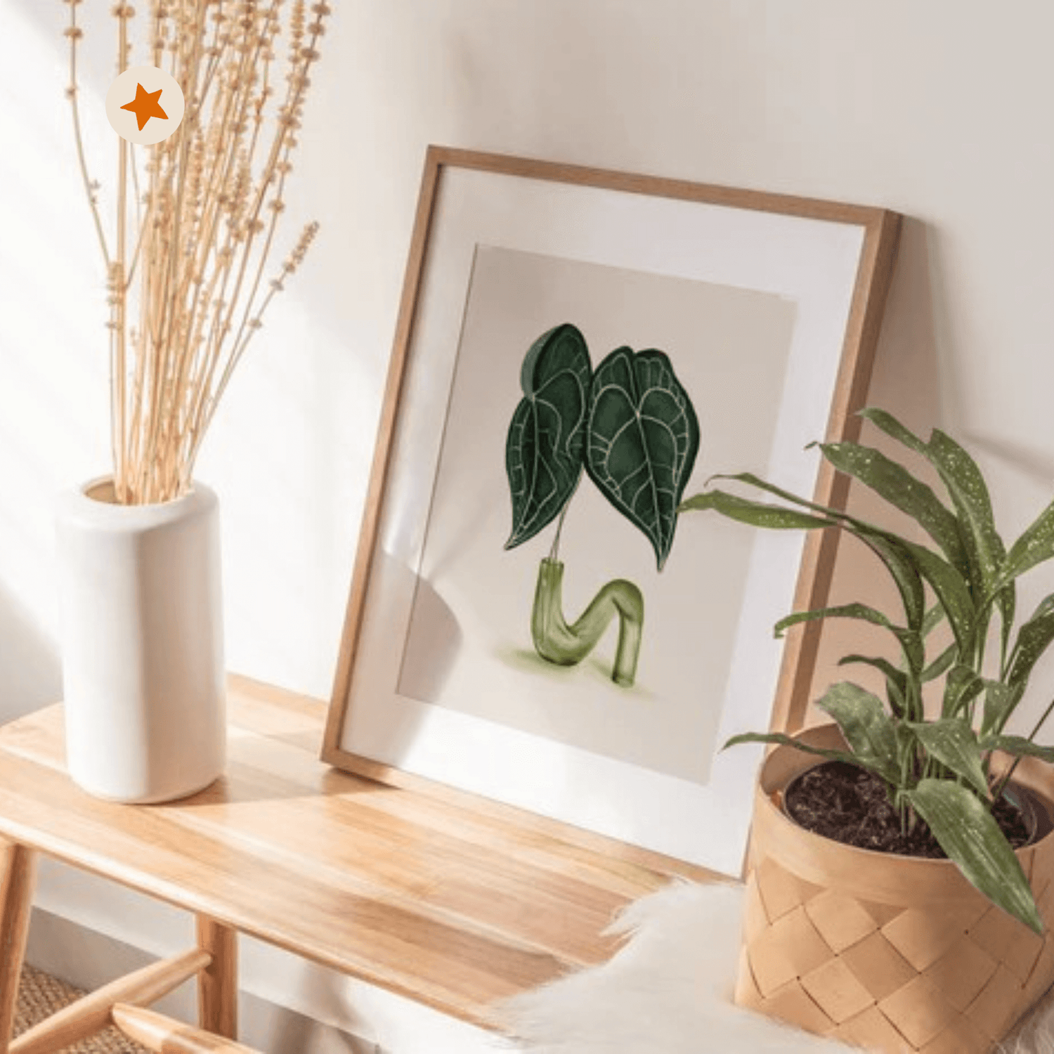 Anthurium Clarinervium Print