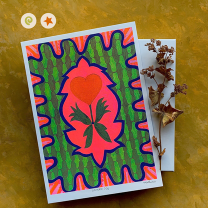 Lahore Riso Print