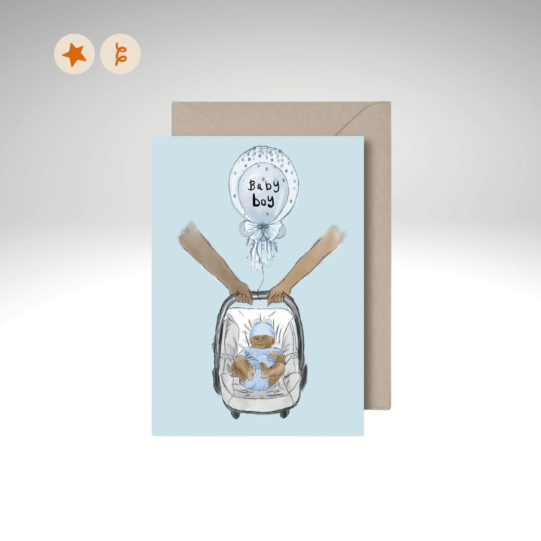 New Baby Boy Card
